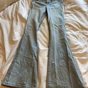 Lee Blue Flare Wide Leg Jeans